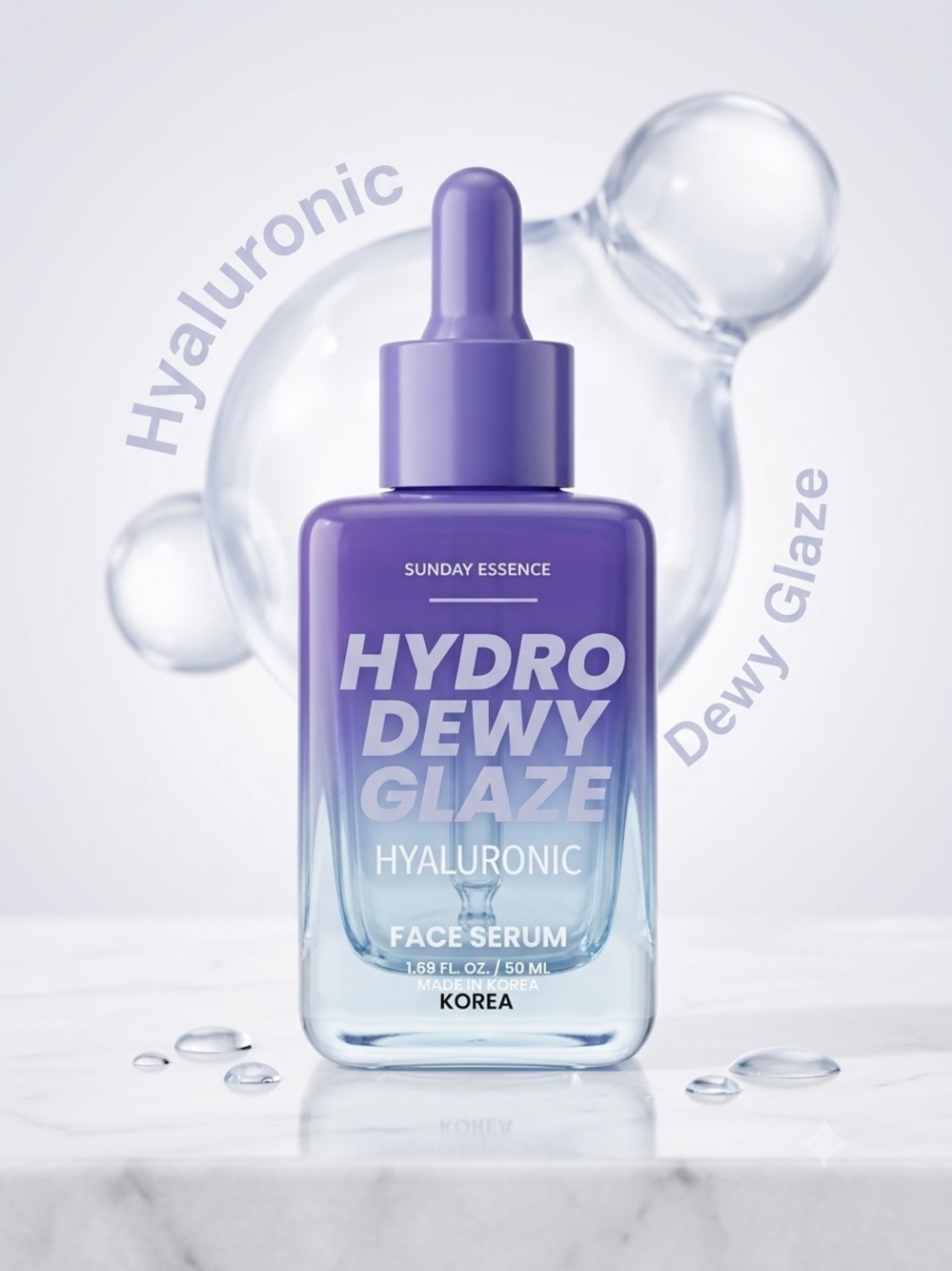 Sunday Essence Hydro Dew Glaze Hyaluronic Face Serum - 1.69 oz (50ml)